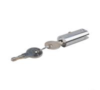 Cylindre de serrure coulissant en alliage de zinc pour vitrine et armoire de rangement avec 2 clés sécurité pour objets personnels (B)