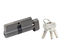 Cylindre de serrure de porte 70 mm Fonction d'urgence et de danger Robuste | 70 mm de longueur, boîtier en alliage de zinc, noyau en cuivre, anti-effraction, convient pour les portes en bois (P)