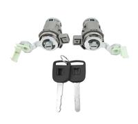 Cylindre de serrure de porte avant 72185 S9A 013, ensemble de barillet gauche droit avec 2 clés pour CRV Element Odyssey S2000, remplacement en alliage d'aluminium durable