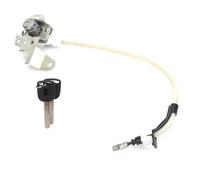 Cylindre de serrure de porte côté conducteur de haute qualité en alliage d'aluminium ABS de remplacement avec 2 clés, ajustement direct pour CRV 2007 2008 2009 2010 2011 EX LX SE