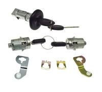 Cylindre de Serrure de Porte d'allumage avec 2 clés, Compatible avec Cadillac Escalade 2002-2006, références d'origine : 707835, 15298923, 88937315, Ensemble Complet.