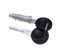 Cylindre de serrure de porte d'allumage de rechange et clé pour Transporter pour T4 1990 2003 et Caravelle 1990 2003 Compatible avec les numéros de pièces OE 701837205 et 701837061C