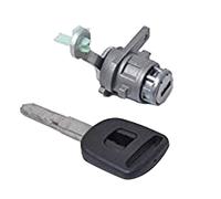 Cylindre de serrure de porte gauche en métal robuste, pièce de rechange pour clé de voiture, durable, résistant à l'huile, résistant à la corrosion, ajustement parfait pour Accord