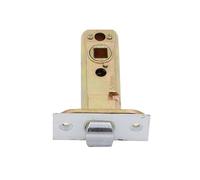 Cylindre de serrure de porte, serrure de porte avec clé, cylindre de serrure à pêne dormant unique en alliage de salle de bains, corps de serrure à langue unique à trois barres, baril de porte à langu