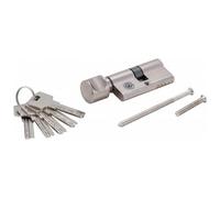 CYLINDRE DE SERRURE DE SECURITE AVEC BOUTON 70 MM 35/35 ET 5 CLES
