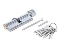 CYLINDRE DE SERRURE DE SECURITE AVEC BOUTON 90 MM 45/45 ET 5 CLES