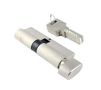 Cylindre de Serrure Débrayable Cylindre de serrure porte en laiton, Double ouverture Uso apto para, chambre à coucher(110mm)