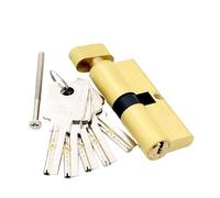 Cylindre de Serrure Débrayable Cylindre de serrure porte, ouverture Double ou un côté avec 3 à 10 clés chambre coucher, salle bains(70BL10)