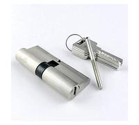 Cylindre de Serrure Débrayable Sécurité de la fenêtre porte à verrouillage double ouverte 55 60 70 90 100 110 Cylindre 120mm Verrouillage du salon Poignée en laiton(Copper)