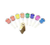 Cylindre de Serrure Débrayable Serrure De Porte En Laiton À Double Cylindre Ouvert Sur Le Côté La Lame Pause Anti Pry Bar Acier Inoxydable Serpent Couleur Groove 8 Clés(70(35 35))