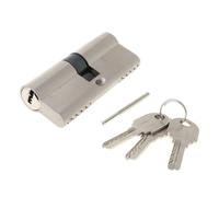 Cylindre de Serrure Débrayable Serrure de sécurité Uso apto para porte et fenêtre à Double ouverture, clé cylindrique, antivol, serrure d'entrée en laiton(B 70mm)