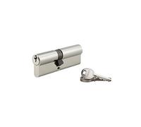 Thirard – Cylindre de serrure double entrée SA 40 x 50 mm anti-arrachement nickel 3 clés 1 pièce