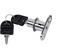 Cylindre de serrure meubles, à barillet, 2 pièces serrures cylindre came utiles 23/32 mm loquet porte languette en bois armoire coulissante avec lliage matériel(32mm)