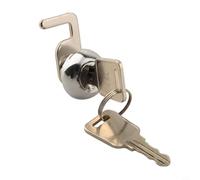 Cylindre de serrure pour tiroirs de caisse pour systèmes de point de vente, casiers de gym, guichets automatiques, kiosques - Serrure à came en alliage de zinc avec clip rapide et clés codées