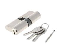 cylindre de serrure Serrure de porte d'entrée nsemble serrures cylindre avec 3 clés, serrure antivol(90mm)