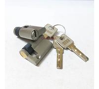Cylindre de serrure universel à clé simple face 40/45/50mm, entièrement en cuivre, demi-section excentrique, pour porte vitrée, accessoire de quincaillerie 40mm