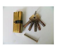 Cylindre de serrure verrou porte d'entrée appartement 70 mm 5 clés