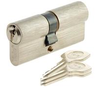 Cylindre de Serrure - YALE - YC500+ - 40x50 mm - 5 Goupilles - 3 Clés - Nickelé Nickelé G