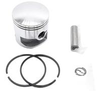 Cylindre de souffleur Hus 580bts 578btf 570bfs 560bfs et kit de piston 51 mm compatible avec Ebz8500 Ebz7500 Ebz6500 64 cc Pièce de rechange en métal (assemblage)
