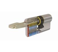 Cylindre de sûreté T60 débrayable - Nickelé - 30 x 50 - Varié - 5 clés - T65D3050N