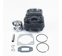 Cylindre de tronçonneuse 45 mm pour moteur de tronçonneuse 52 CC 5200 Chine, conçu pour l'intégration du kit, joints de cylindre, bagues de goupille