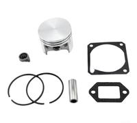 Cylindre de tronçonneuse professionnel 52 mm avec kit de piston pour machines de jardin, revêtement métallique durable pour équipement extérieur (C)