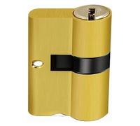 Cylindre de verrouillage double européen, serrure à barillet, porte avec clé, serrures cylindre for portes d'entrée, cylindres(65 Mm 32.5 32.5)