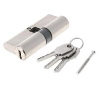 Cylindre de verrouillage double européen, serrure à cylindre, porte/fenêtre 60/70/80/90 mm, clé(90mm)