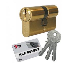 Cylindre double 30 x 50 mm sur variure KCF 005502 - City 5G ISEO