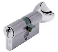 Vachette Assa Abloy – Cylindre serrure V5 – Profil européen, à bouton – nickelé varié, 30x30B mm
