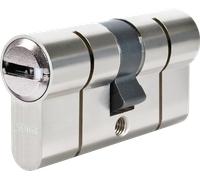 Cylindre double P6PS PréSnap Varié - 30 x 40 mm - Laiton nickelé - ABUS - 5017681-03