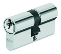 Cylindre double varié à profil européen - nickelé - 45 x 50 mm - E5 ABUS