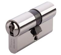 Cylindre double varié en laiton nickelé type HDI - 35x35 mm VACHETTE