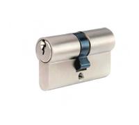Cylindre double varié en zamak nickelé S1-01 - 30X35 SIMILAIRE