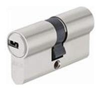 Abus EC-SNP Cylindre débrayable pour portes extérieures/entrées d'appartement 35 x 45 Nickelé Mat