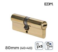 Cylindre EDM 85170 r15 Or Laiton Barillet long Européen