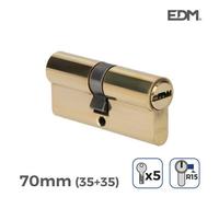 Cylindre EDM r15 Européen Longue Came Or Laiton (70 mm)