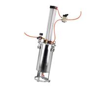 Cylindre en acier inoxydable de 2 L, réservoir à pression à piston, remplissage de beurre, seau à pression en silicone et vinyle