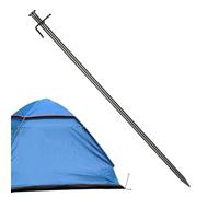 Cylindre en acier inoxydable - Serrure robuste, presse de sécurité | goupille d'ancrage, bord métallique, support de qualité, pilier renforcé, poteau stable, tendeur réglable, barre de montage, piquet