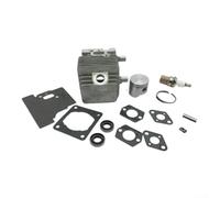 Cylindre en alliage pour piston 34 mm pour débroussailleuse cylindre en | Ajustement direct pour FS75, FS80, FS85, comprend cylindre, pour piston, anneaux, goupille, clips, installation facile