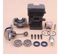 Cylindre et Piston de 37 mm for tronçonneuse MS170 017 MS 170, Joint d'huile Vilebrequin, 1130 020 1204