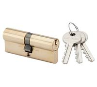 Cylindre européen double entrée 35x35mm laiton sur PTT et EDF - RONIS - 071010PD