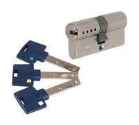 Cylindre européen Mul-T-Lock 262S+ - 31 x 40 - 3 clés - Barre de renfort - 51200451