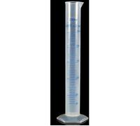 Cylindre gradué plastique 250ml laboratoire mesure chimie polypropylène base