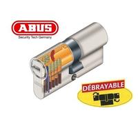 Abus EC-SNP Cylindre débrayable pour portes extérieures/entrées d'appartement 30 x 70 Nickelé Mat