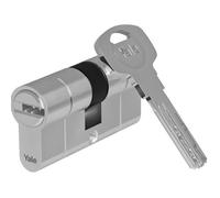 Yale Cylindre européen Série 2100 40/50 mm chrome poli double cylindre, 5 clés incluses, protection renforcée pour appartements et bureaux