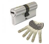 Tesa Cylindre européen TX853040N TX80 30x40 mm nickelé – Profil européen, résidentiel & commercial