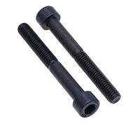 Cylindre Hex Bouchon Tête Des vis M10x50 (Paquet de 2) Nuance d'acier 10.9 Hexagone Prise Clé Allen Visser Boulons Attaches Filetées Cylindrique À Toute Epreuve Norme Certifiée DIN912 (10mm x 50mm)