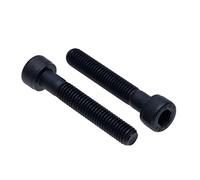 Cylindre Hex Bouchon Tête Des vis M6x25 (Paquet de 50) Nuance d'acier 10.9 Hexagone Prise Clé Allen Visser Boulons Attaches Filetées Cylindrique À Toute Epreuve Norme Certifiée DIN912 (6mm x 25mm)