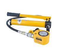 Cylindre hydraulique avec Course Cric de Levage hydraulique Ultra-Mince séparé électrique FPY-20T, cric hydraulique électrique Portable avec Pompe Manuelle hydraulique CP-180